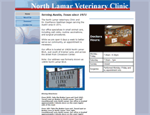 Tablet Screenshot of northlamarvetclinic.com